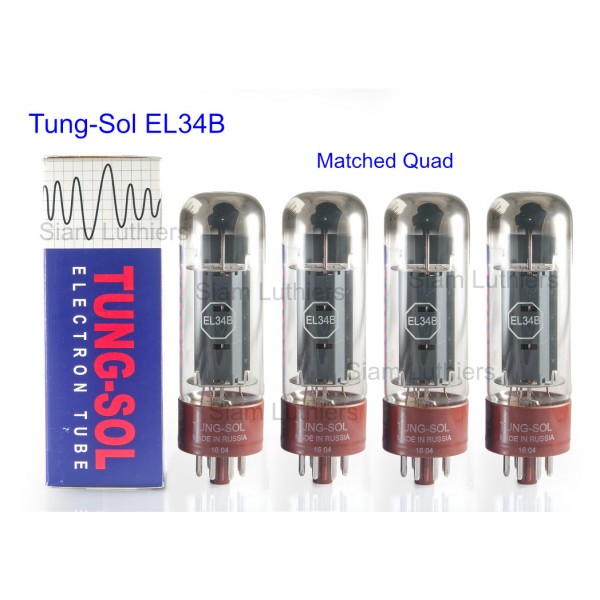 Tung-Sol EL34b Matched Quad